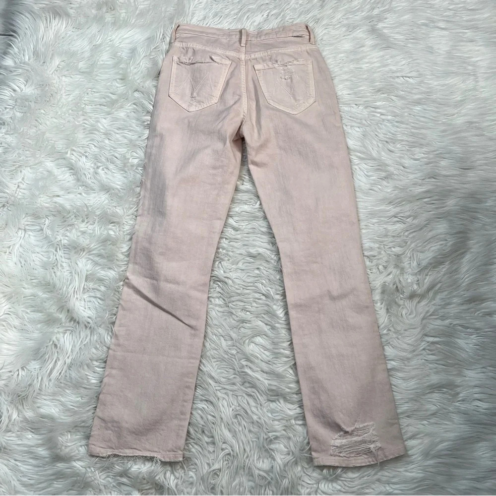 New MOTHER Denim High Waisted Rascal Ankle Jeans The Devil Drinks Coffee NWT 24 - Picture 14 of 16